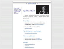Tablet Screenshot of milanstiburek.name